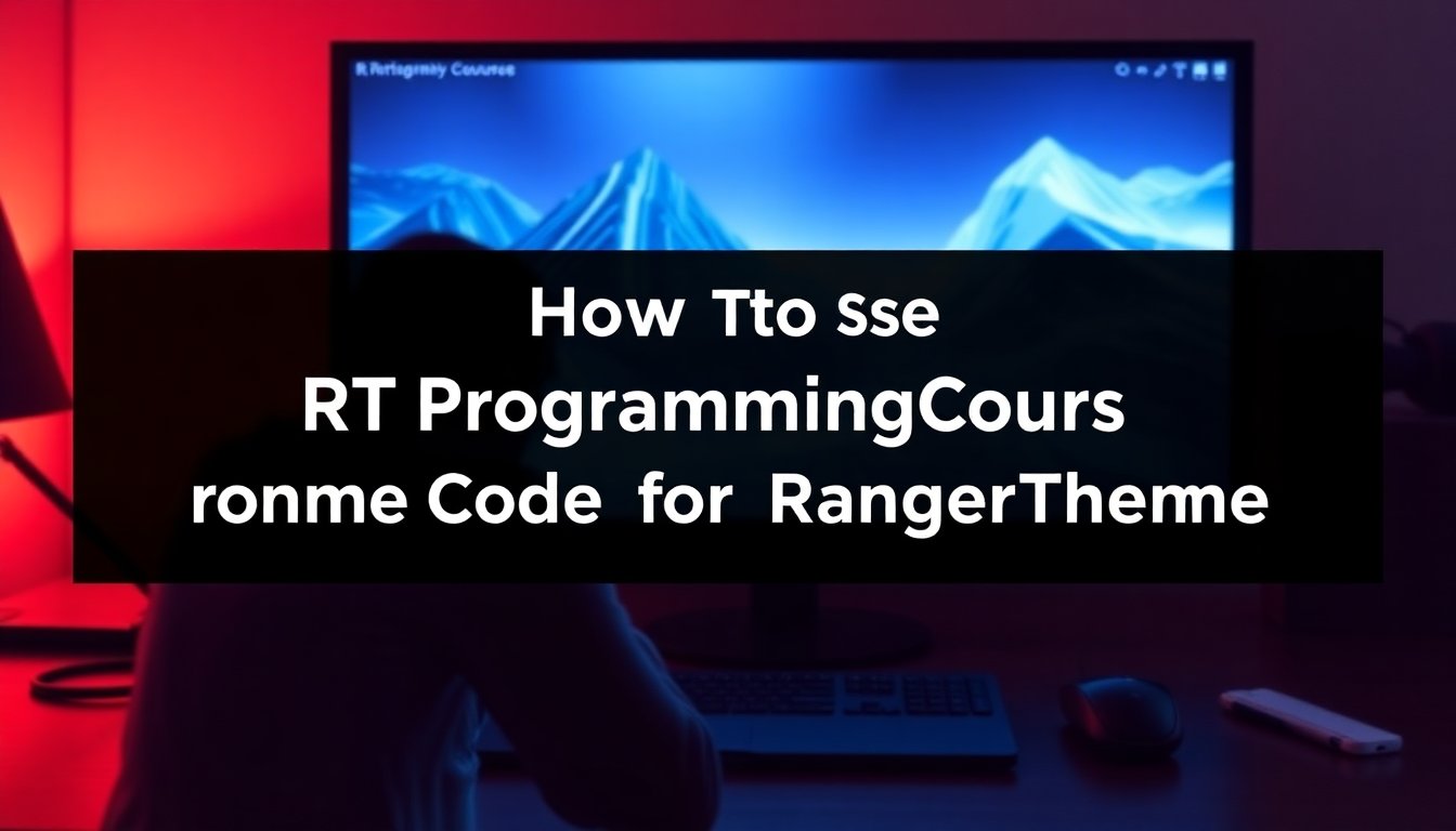 rtprogrammingcourse promo code rangertheme